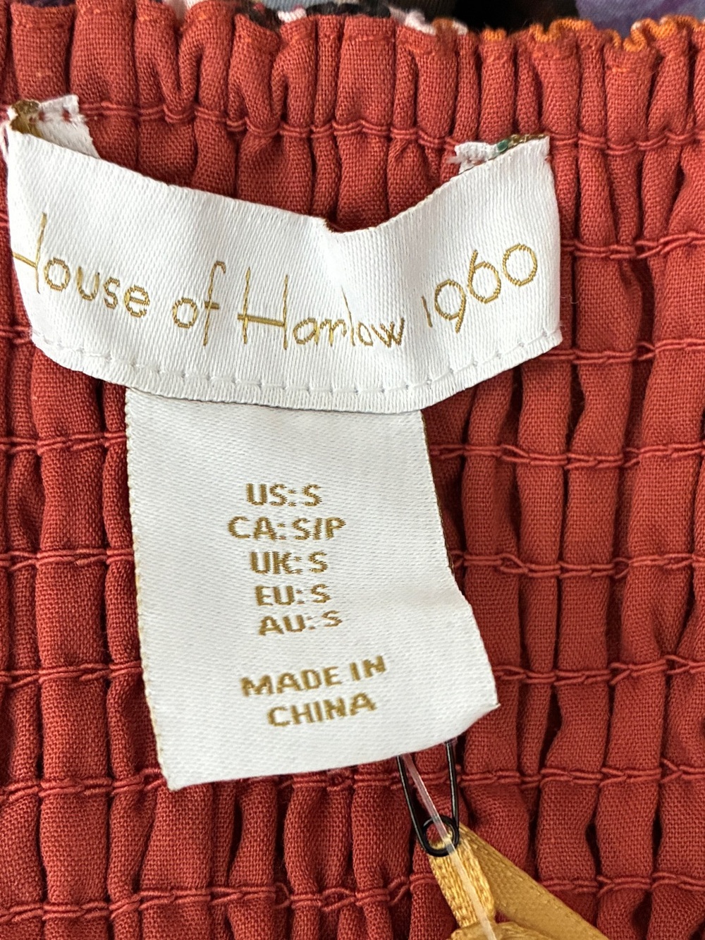HOUSE OF HARLOW 1960 Montecito California Print Romper - S - Picture 6 of 12
